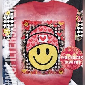 Smiley Heart Beanie Tee
